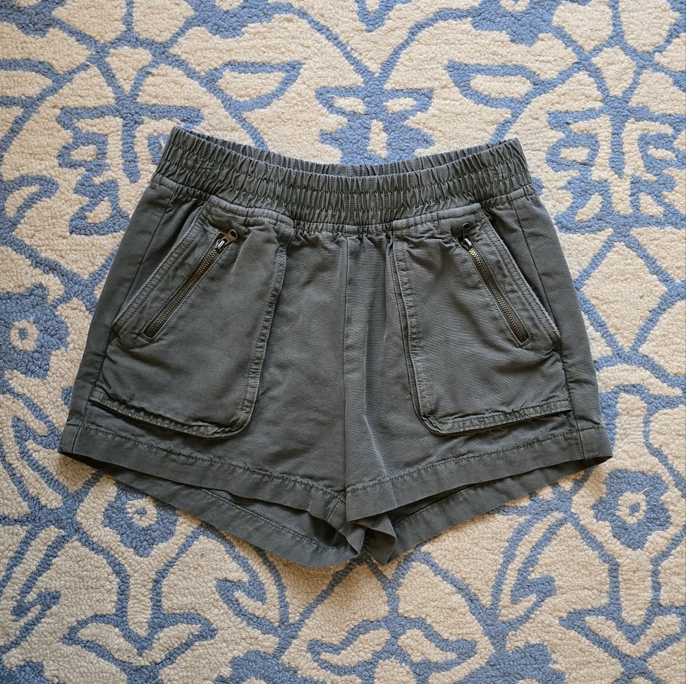 Aerie Charcoal Shorts with Elastic Waistband